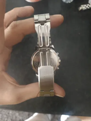 Reloj 2-OWE Plata y Blanco