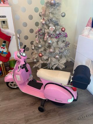 Moto Vespa Primavera Niña Rosa