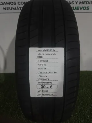 215 60 17 96V MICHELIN PRIMACY3