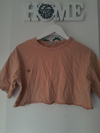 Crop Top Beige Talla Única