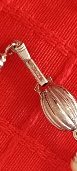 Collar perlas y oro 18 kl