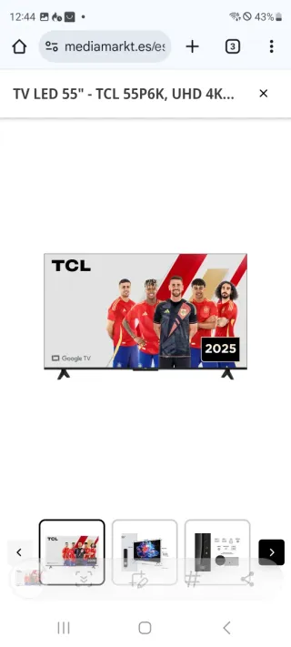 Smart TV TCL 55 UHD 4K