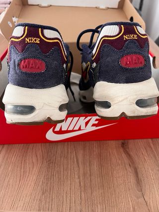 Nike Air Max 96 II QS Blackened blue Gym Red