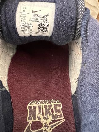 Nike Air Max 96 II QS Blackened blue Gym Red