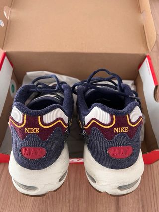 Nike Air Max 96 II QS Blackened blue Gym Red