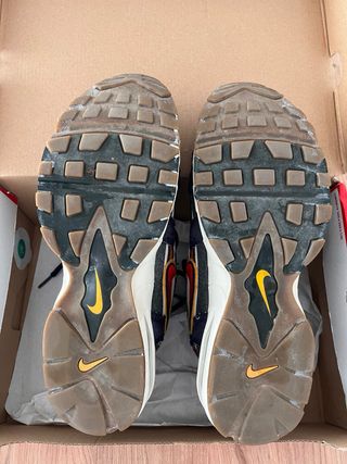 Nike Air Max 96 II QS Blackened blue Gym Red