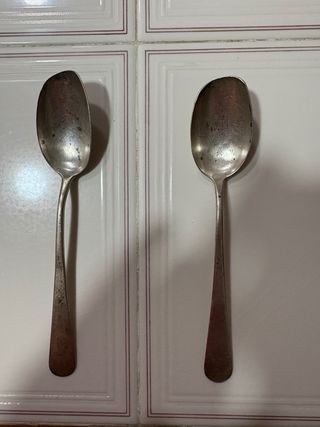 Set di 2 cucchiai in argento 916