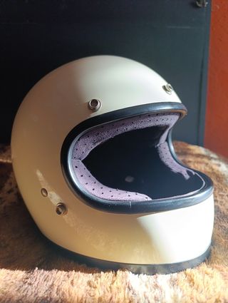 Casco Biltwell Gringo Blanco hueso Talla M