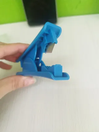Tijera para impresora 3D azul