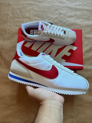 Zapatillas Nike Cortez Blancas y Rojas