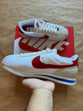 Zapatillas Nike Cortez Blancas y Rojas