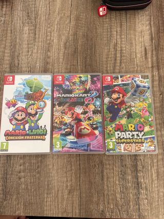 Pack 3 Juegos Nintendo Switch Mario