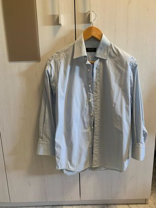 Camisa Easy Wear Celeste Talla M