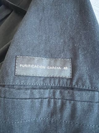 Americana Purificación García Negra Talla 46