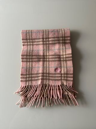 Bufanda Burberry Cuadros Rosa