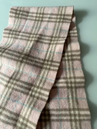 Bufanda Burberry Cuadros Rosa