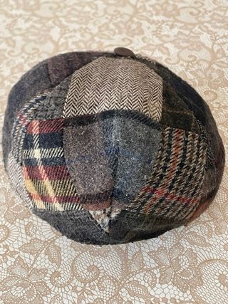 Cappello a coppola uomo patchwork