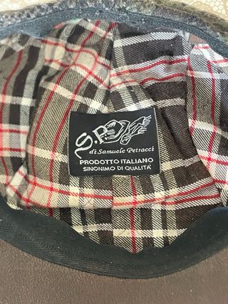 Cappello a coppola uomo patchwork