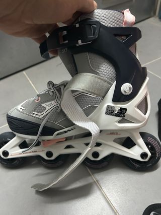 Patines en línea Oxelo + protecciones + bolso
