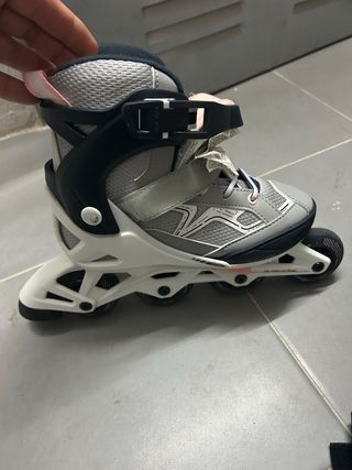 Patines en línea Oxelo + protecciones + bolso