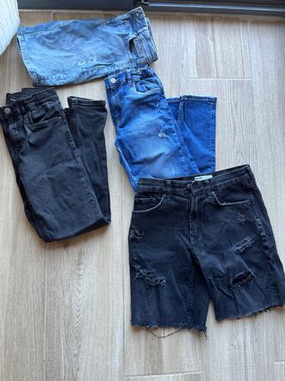 Lote 4 vaqueros niño
