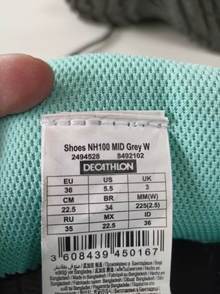 Botas de montaña Quechua Talla 36