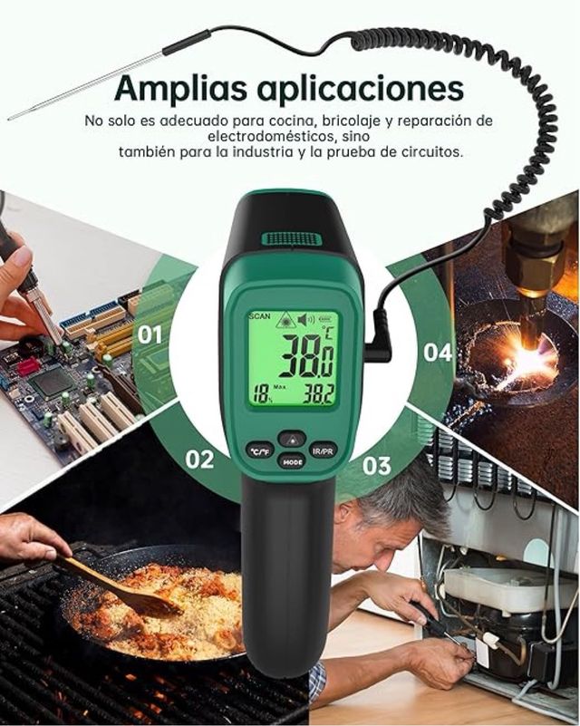 Termometro a infrarossi con sonda MAI USATO