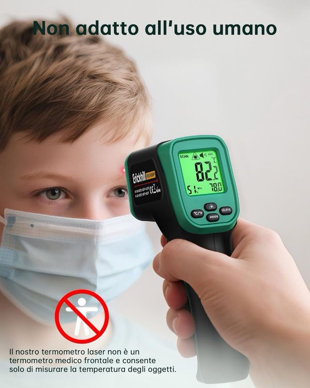 Termometro a infrarossi con sonda MAI USATO