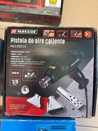 Lote Herramientas: Pistola Calor, Sierra, Dremel,