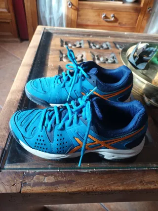 Zapatillas Asics Hombre Azul/Naranja