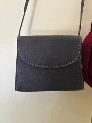 3 Borsette cerimonia grigio e bordeaux