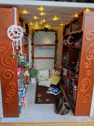 Book nook personalizado. Hecho a mano.