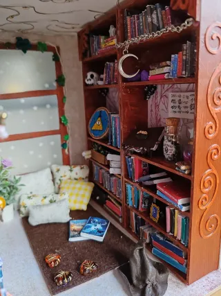 Book nook personalizado. Hecho a mano.