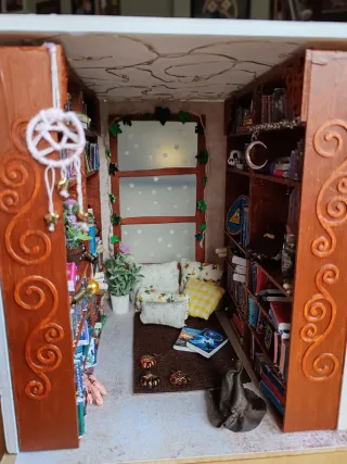 Book nook personalizado. Hecho a mano.