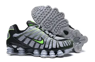 Nike Shox Scarpe Grigie e Verdi