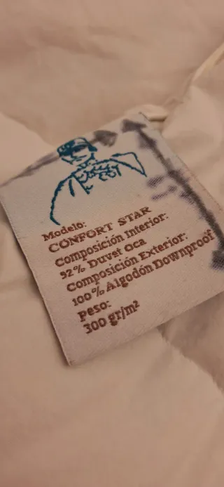 Relleno NORDICO plumón oca 180x215 – 300 g/m² – 95