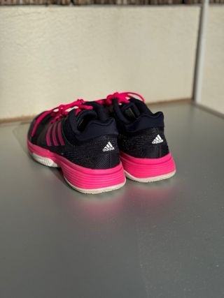 Zapatillas de pádel tenis Adidas mujer rosa