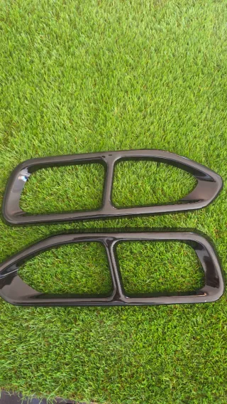 Embellecedores Tubo Escape Negro Brillante