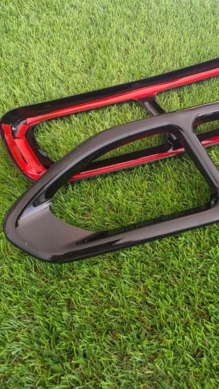 Embellecedores Tubo Escape Negro Brillante