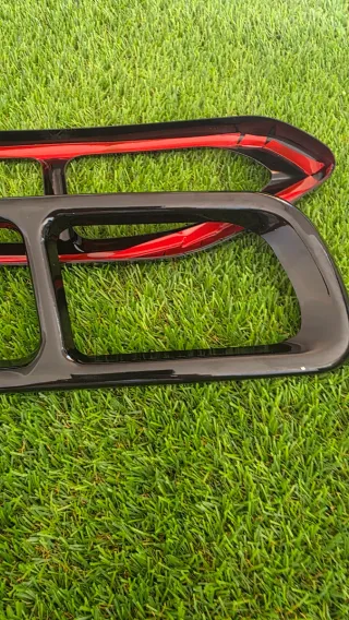 Embellecedores Tubo Escape Negro Brillante