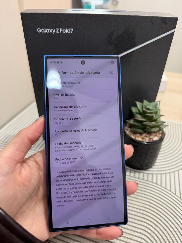 Samsung Z FOLD7 512gb como nueva