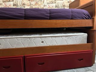 Cama nido doble 90cm con cajones