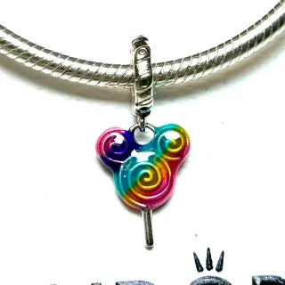 Charm Piruleta Mickey Disney Multicolor