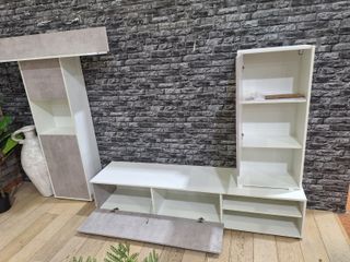 Muebles de salón modulares gris