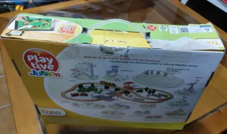 Tren Playtive Junior con vías de madera