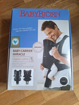 Mochila Portabebé BabyBjörn Miracle Orgánica