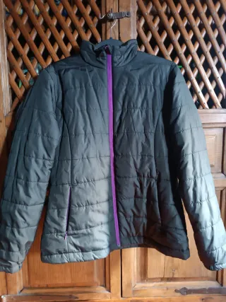 Chaqueta Invierno Quechua Mujer Talla L Negra
