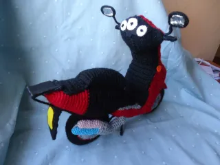 Moto Amigurumi Ganchillo Hecha a Mano