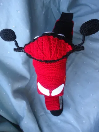 Moto Amigurumi Ganchillo Hecha a Mano