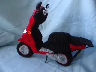 Moto Amigurumi Ganchillo Hecha a Mano